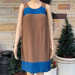 Altar’d‎ State Pleated Silk Blend Shift Dress